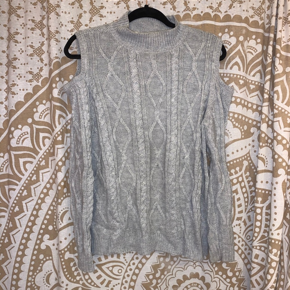 Gray sweater